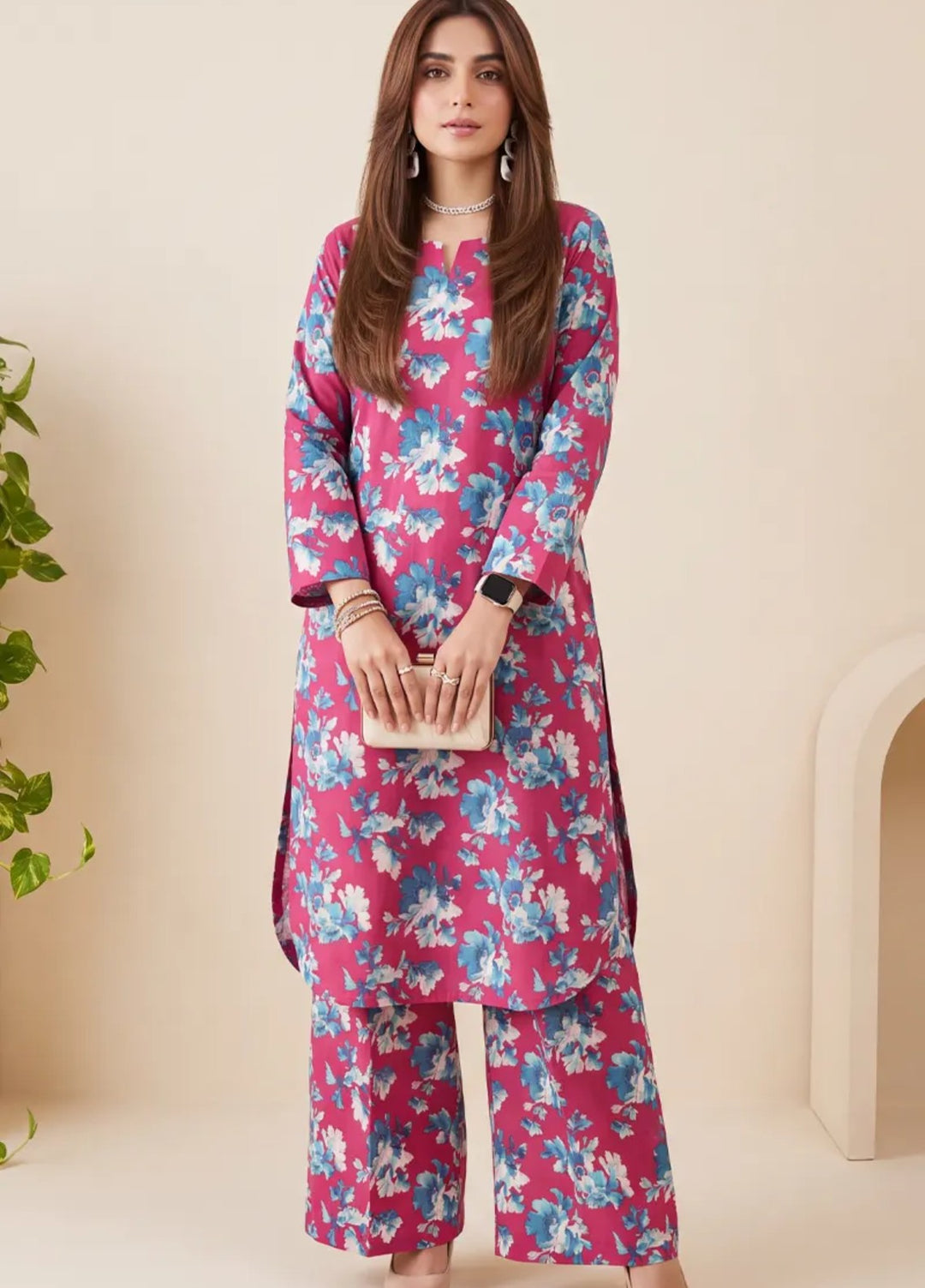 Salitex Unstitched Printed Lawn 2 Piece Suit SUNS82AG2003 Summer Collection