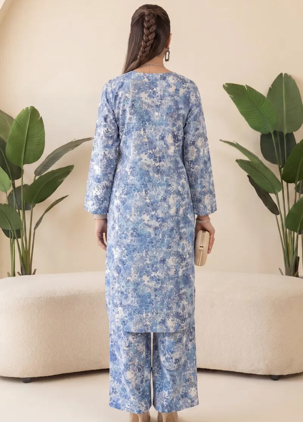 Salitex Unstitched Printed Lawn 2 Piece Suit SUNS82AG2019 Summer Collection