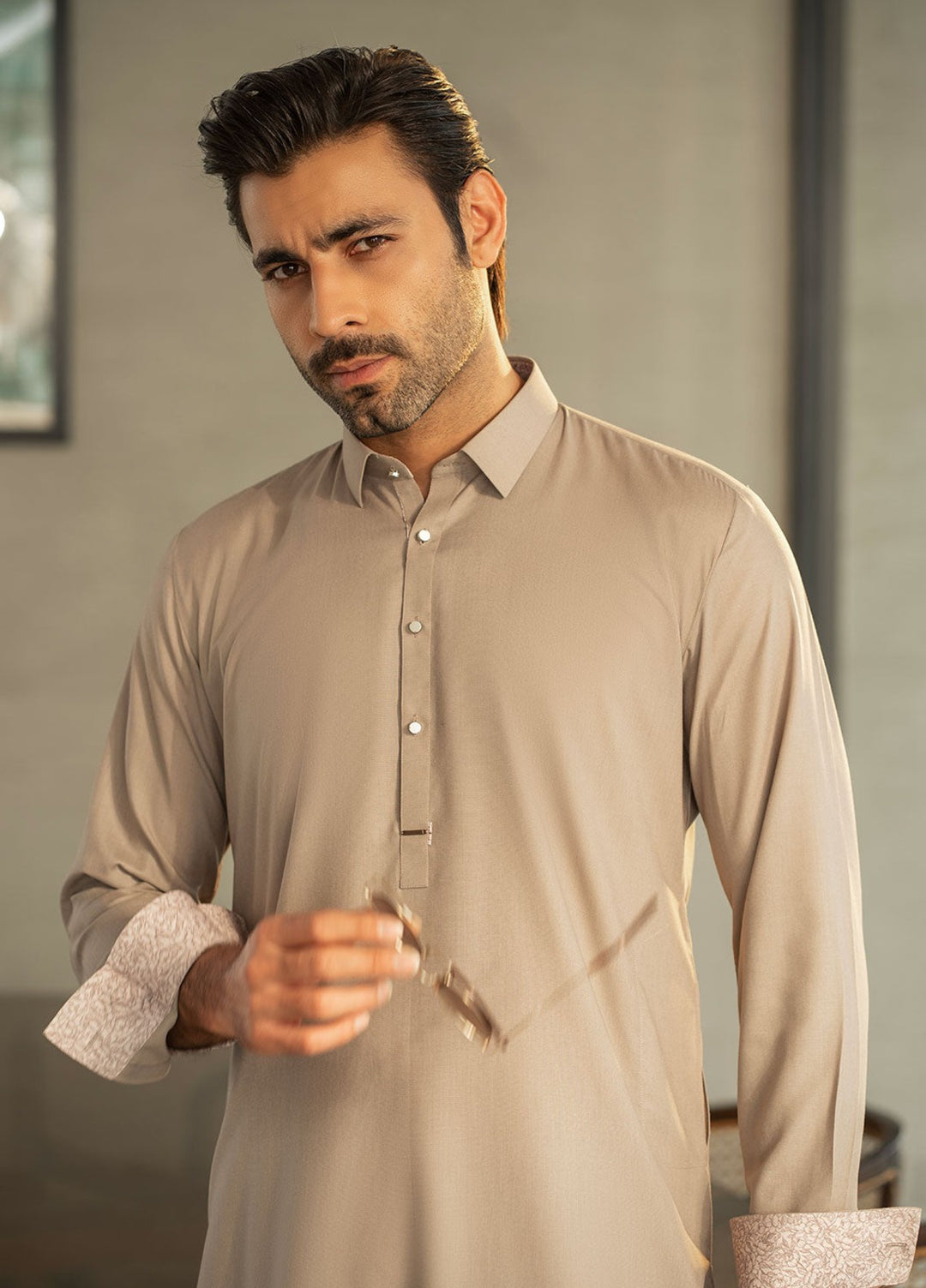 Stylish Garments RTW Embroidered Wash N Wear Kurta Shalwar Suit C-10205 Casual Collection