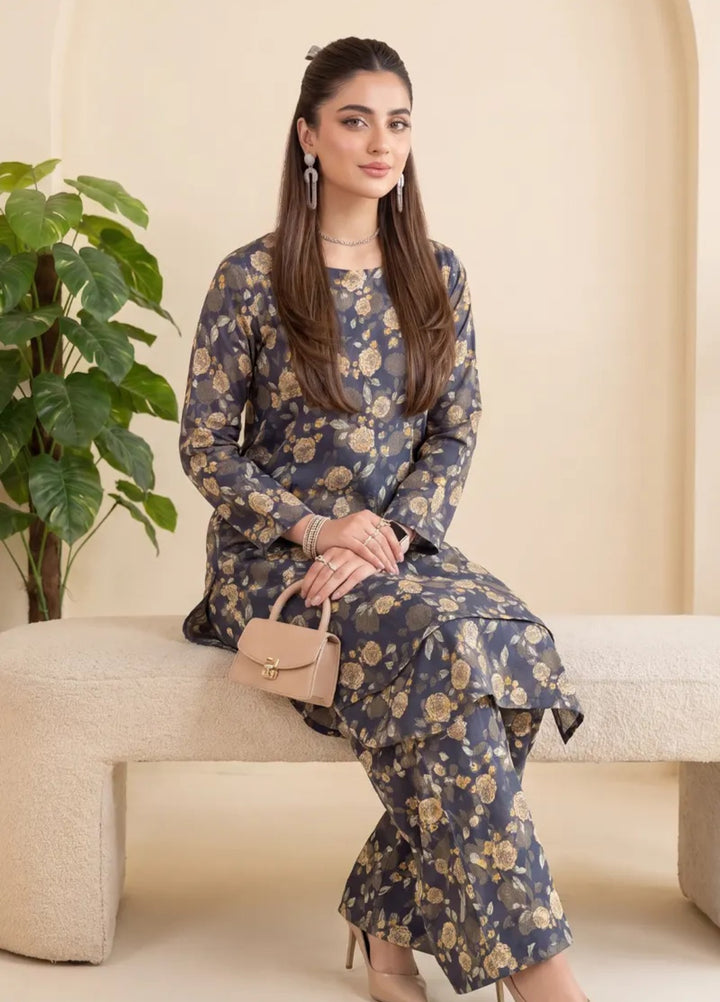 Salitex Unstitched Printed Lawn 2 Piece Suit SUNS82AG2035 Summer Collection