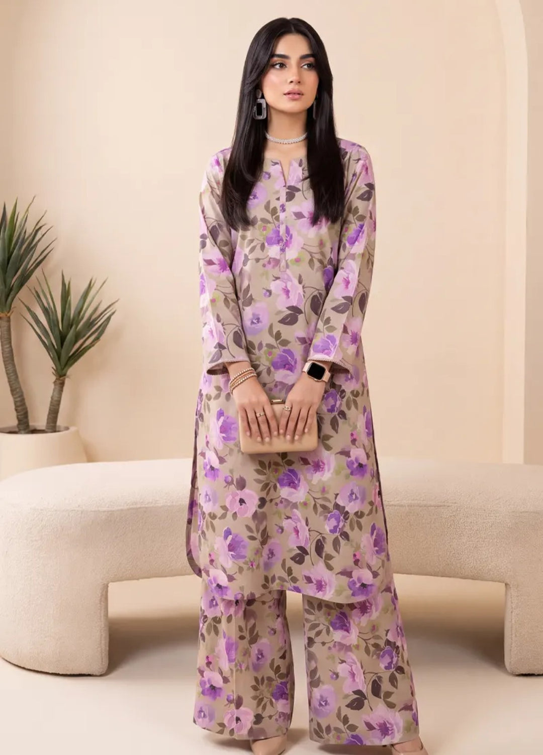 Salitex Unstitched Printed Lawn 2 Piece Suit SUNS82AG2036 Summer Collection