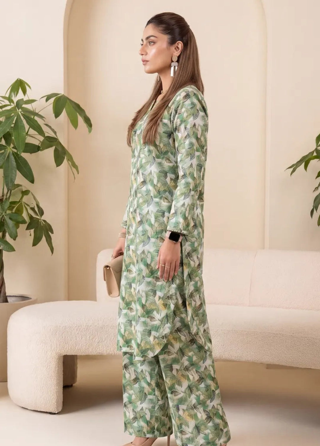 Salitex Unstitched Printed Lawn 2 Piece Suit SUNS82AG2040 Summer Collection