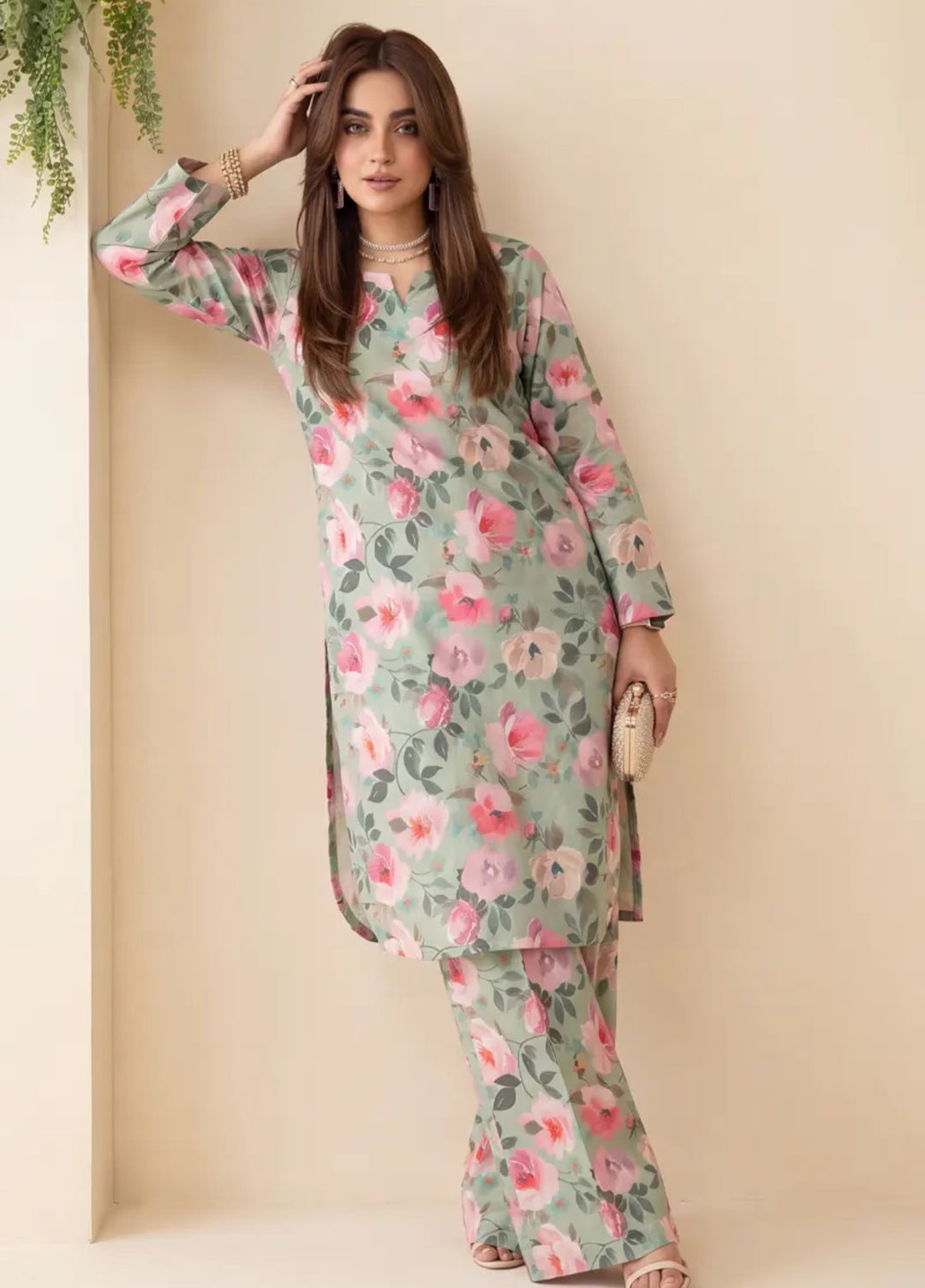 Salitex Unstitched Printed Lawn 2 Piece Suit SUNS82AG2030 Summer Collection