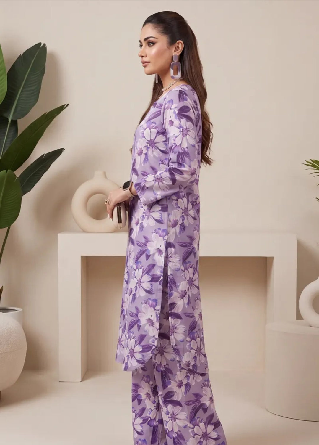 Salitex Unstitched Printed Lawn 2 Piece Suit SUNS82AG2033 Summer Collection