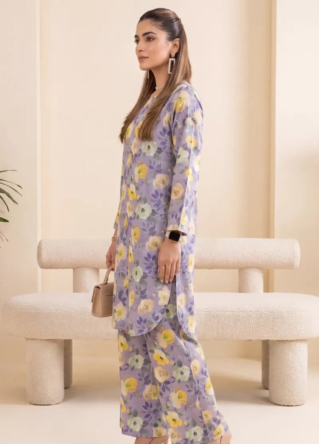 Salitex Unstitched Printed Lawn 2 Piece Suit SUNS82AG2034 Summer Collection