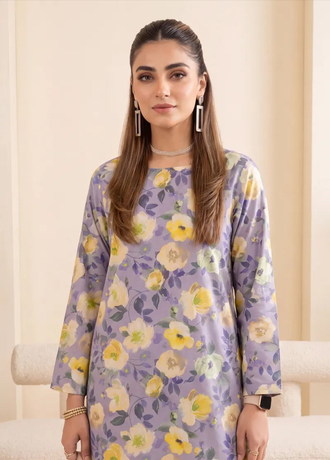 Salitex Unstitched Printed Lawn 2 Piece Suit SUNS82AG2034 Summer Collection