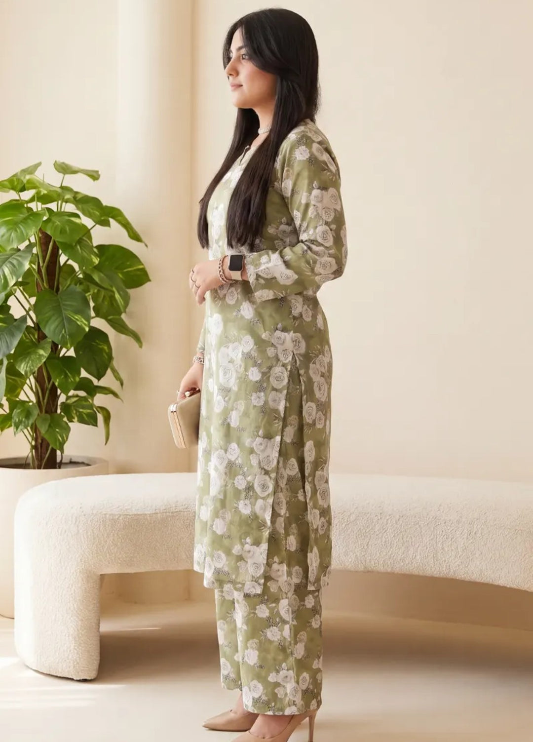 Salitex Unstitched Printed Lawn 2 Piece Suit SUNS82AG2031 Summer Collection