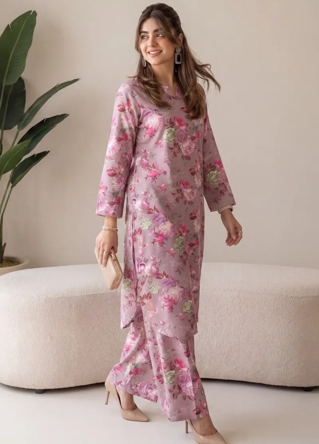 Salitex Unstitched Printed Lawn 2 Piece Suit SUNS82AG2027 Summer Collection