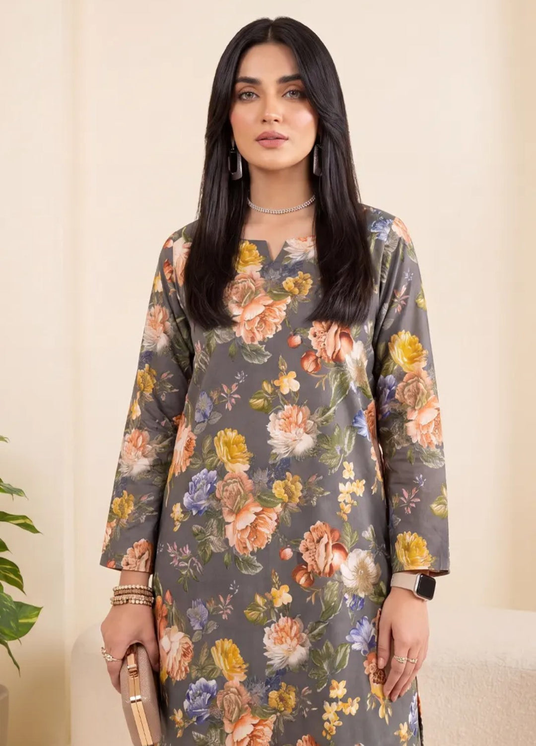 Salitex Unstitched Printed Lawn 2 Piece Suit SUNS82AG2026 Summer Collection