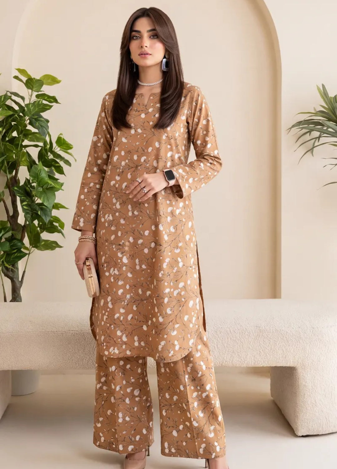 Salitex Unstitched Printed Lawn 2 Piece Suit SUNS82AG2025 Summer Collection