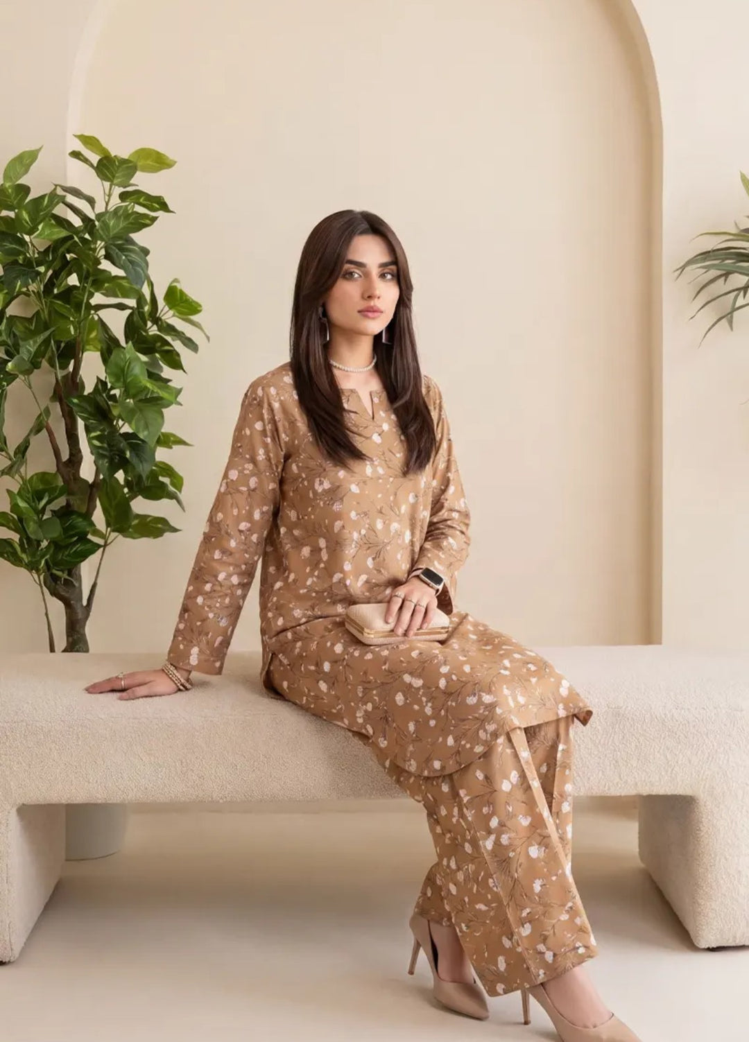 Salitex Unstitched Printed Lawn 2 Piece Suit SUNS82AG2025 Summer Collection