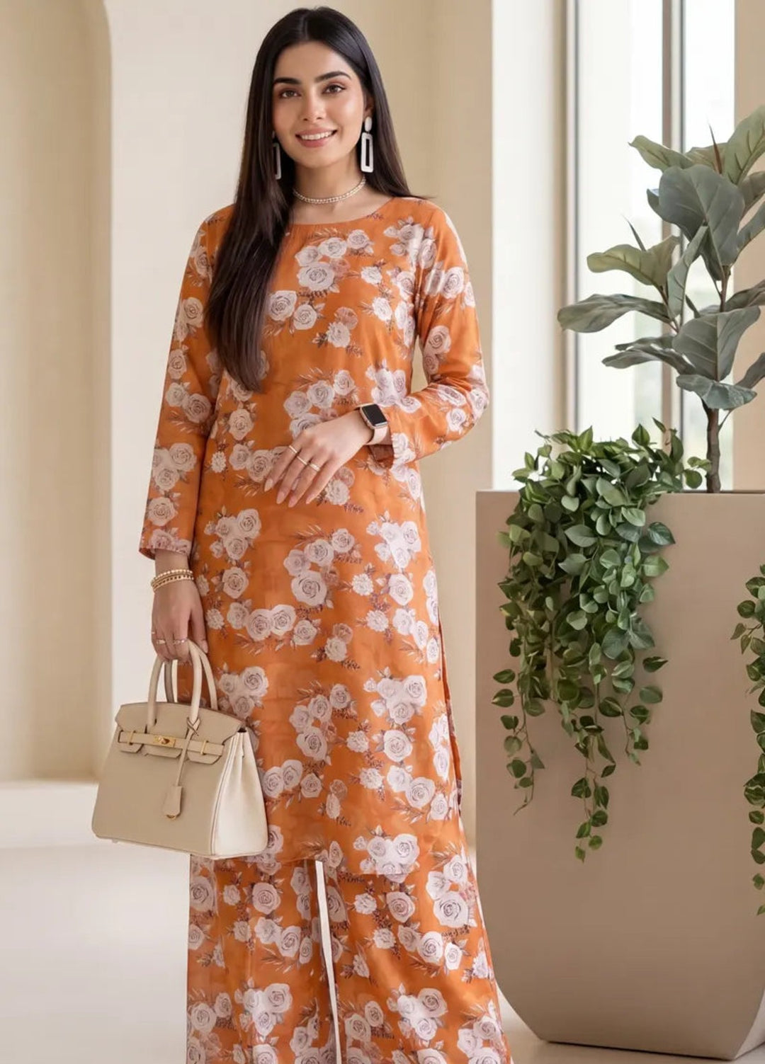 Salitex Unstitched Printed Lawn 2 Piece Suit SUNS82AG2024 Summer Collection