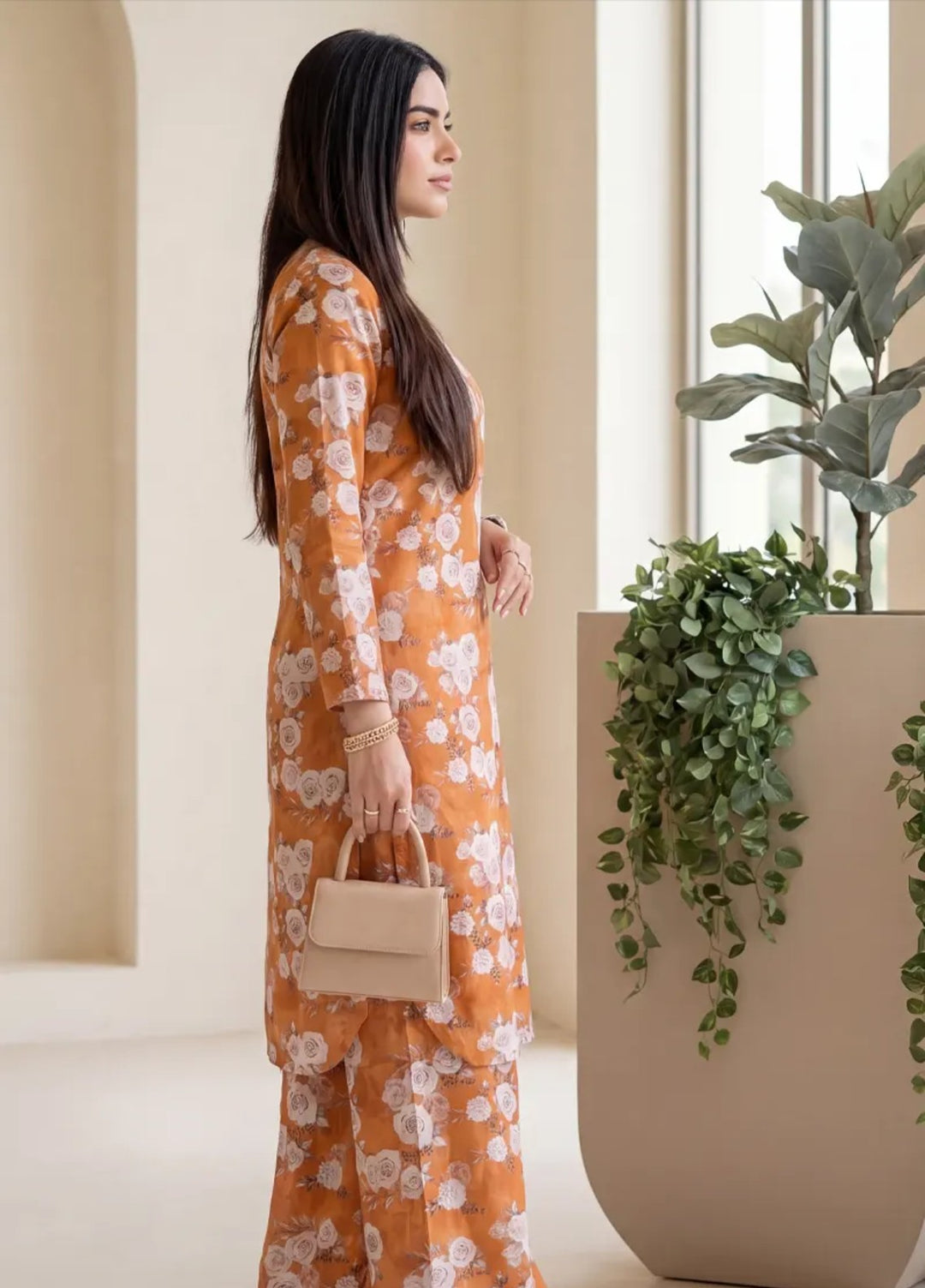 Salitex Unstitched Printed Lawn 2 Piece Suit SUNS82AG2024 Summer Collection