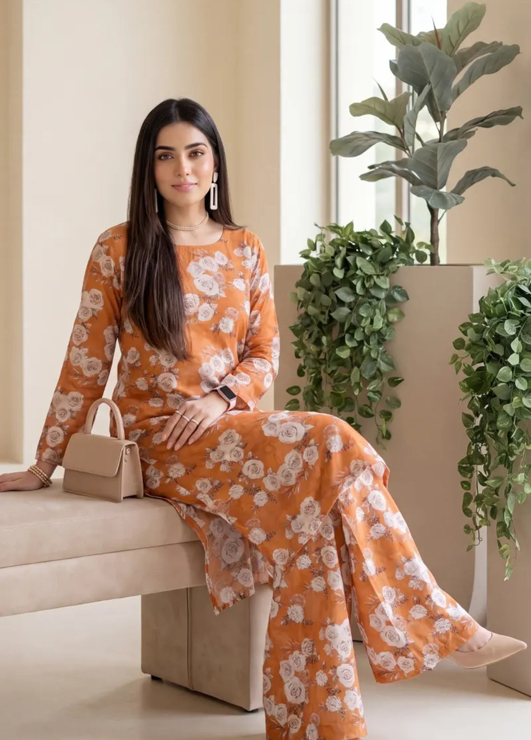 Salitex Unstitched Printed Lawn 2 Piece Suit SUNS82AG2024 Summer Collection