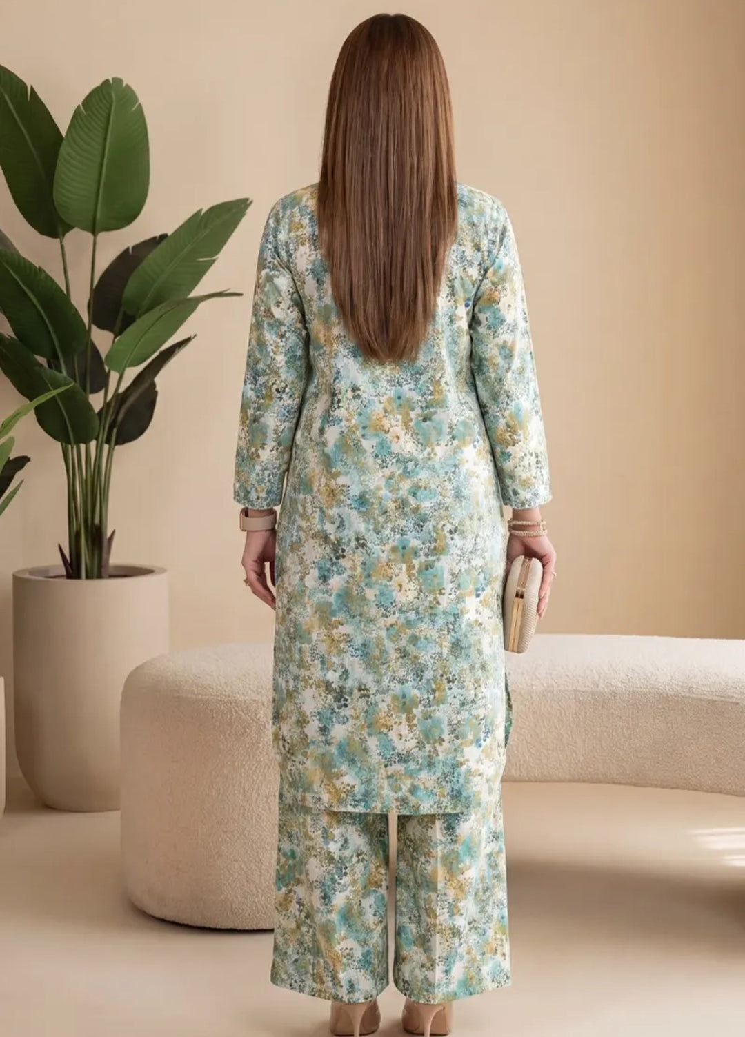 Salitex Unstitched Printed Lawn 2 Piece Suit SUNS82AG2029 Summer Collection