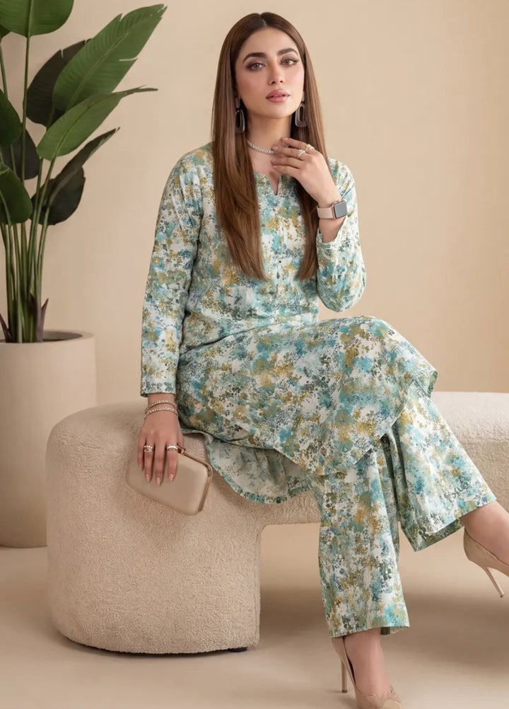 Salitex Unstitched Printed Lawn 2 Piece Suit SUNS82AG2029 Summer Collection