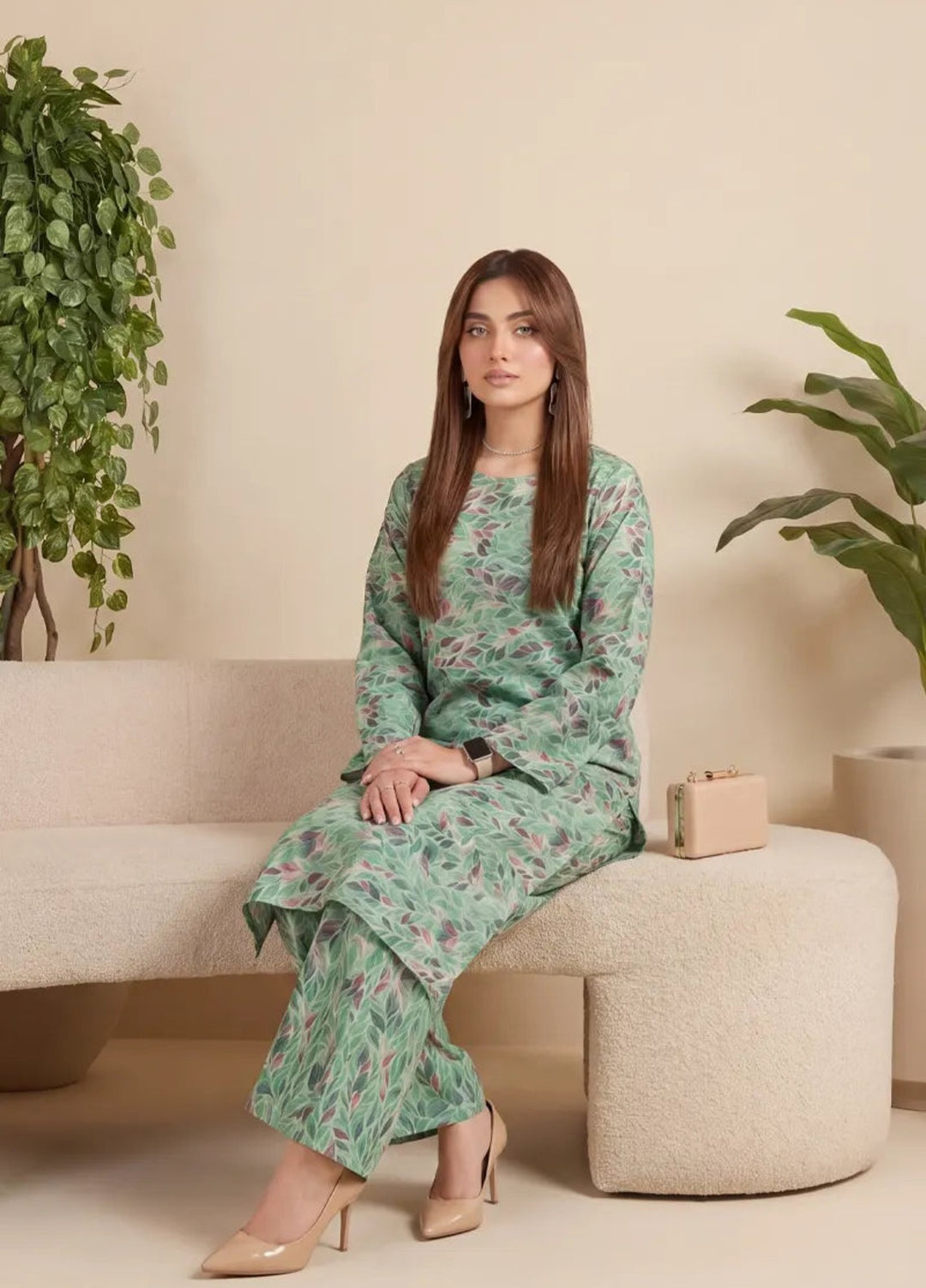 Salitex Unstitched Printed Lawn 2 Piece Suit SUNS82AG2043 Summer Collection