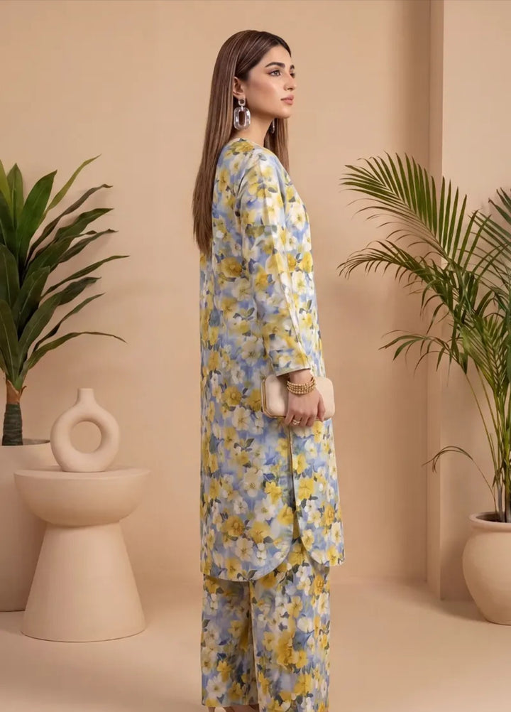 Salitex Unstitched Printed Lawn 2 Piece Suit SUNS82AG2042 Summer Collection