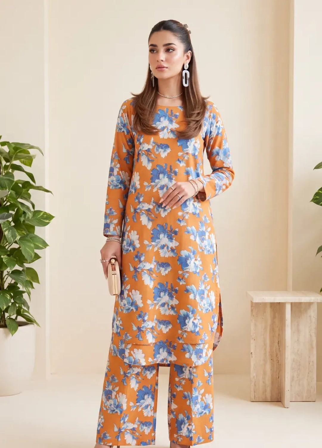 Salitex Unstitched Printed Lawn 2 Piece Suit SUNS82AG2037 Summer Collection