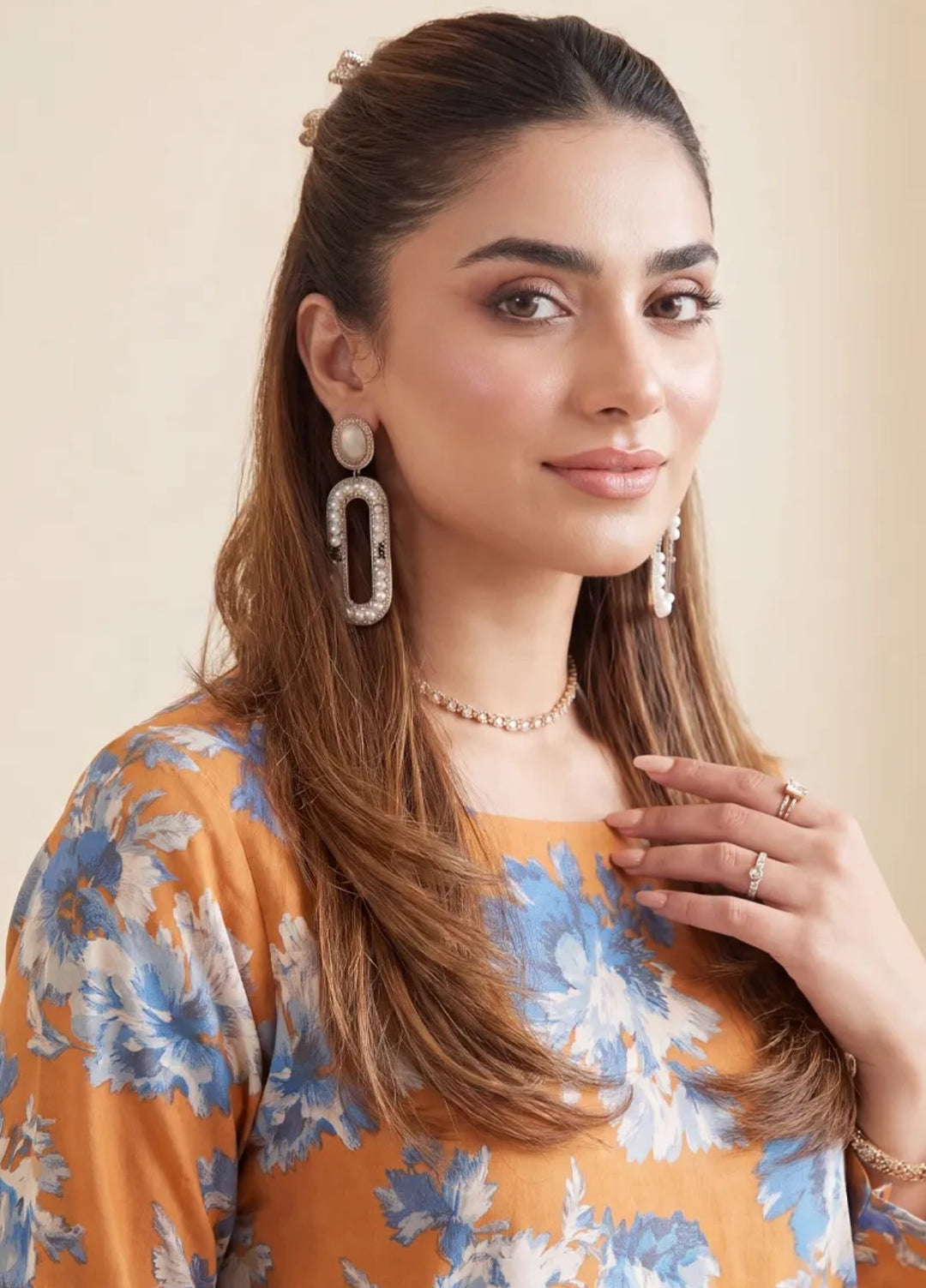 Salitex Unstitched Printed Lawn 2 Piece Suit SUNS82AG2037 Summer Collection