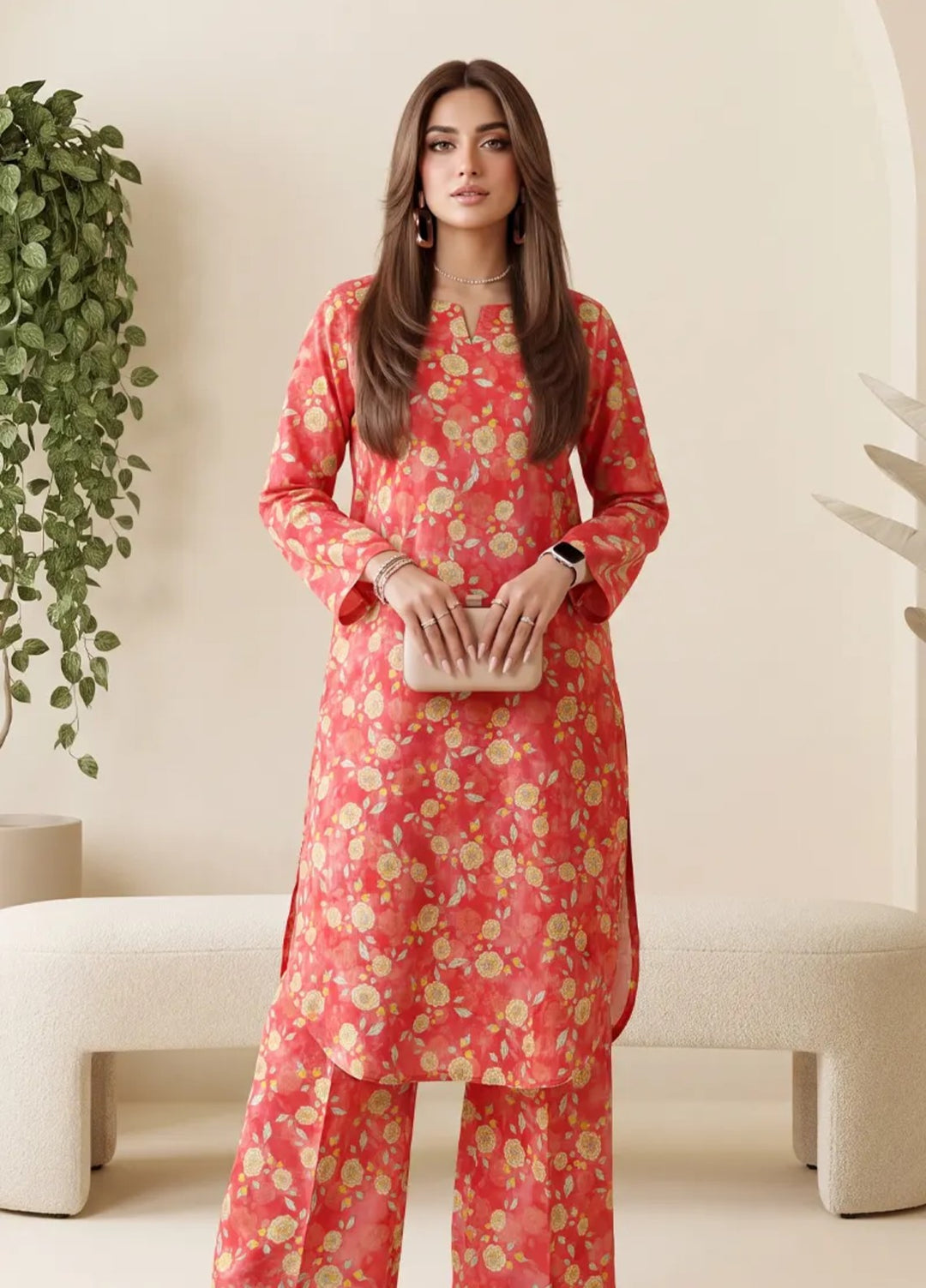 Salitex Unstitched Printed Lawn 2 Piece Suit SUNS82AG2020 Summer Collection