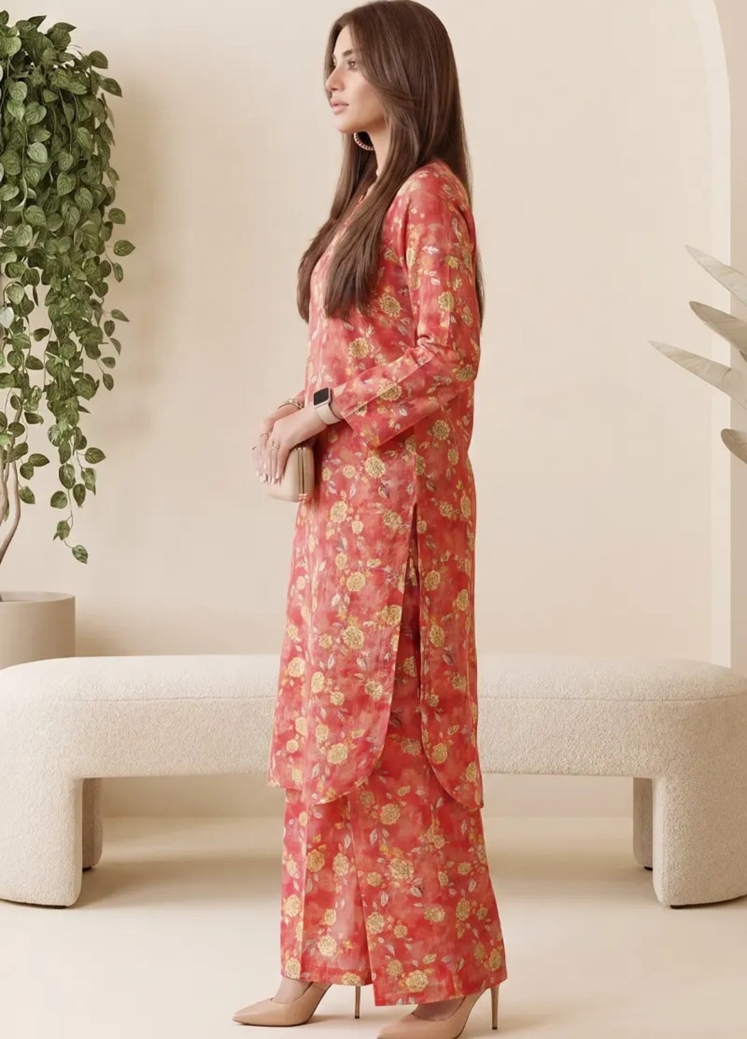 Salitex Unstitched Printed Lawn 2 Piece Suit SUNS82AG2020 Summer Collection