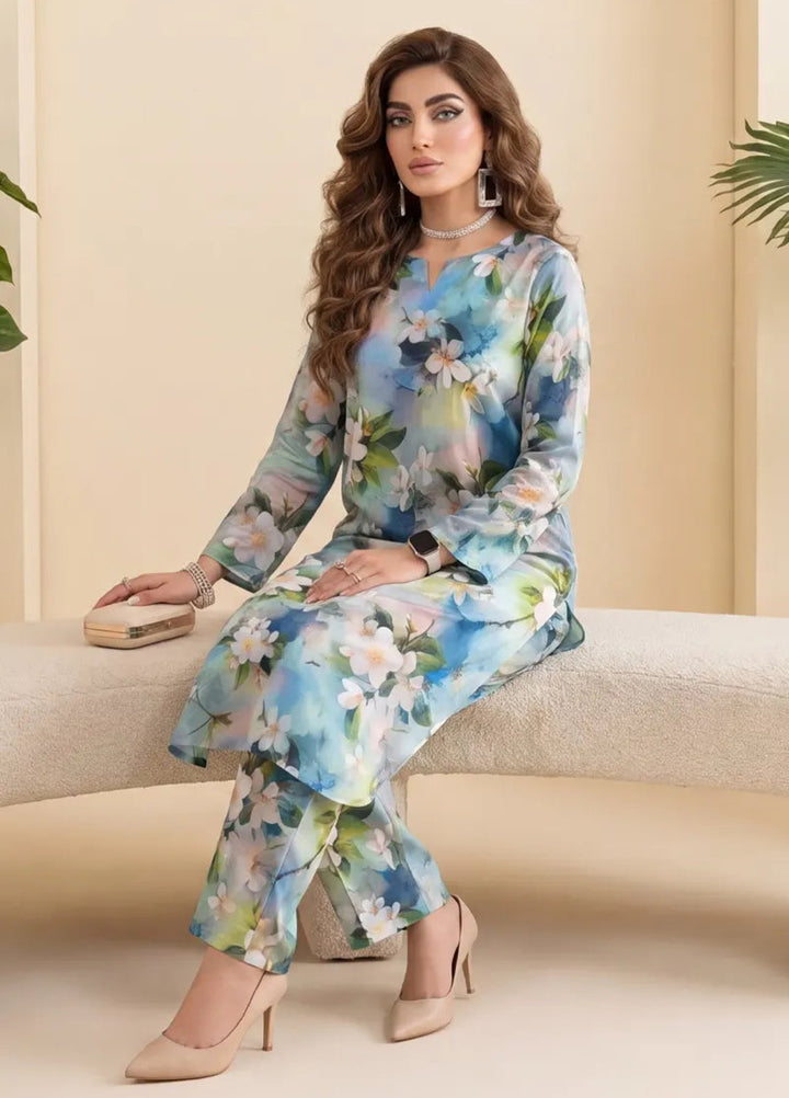 Salitex Unstitched Printed Lawn 2 Piece Suit SUNS82AG2012 Summer Collection