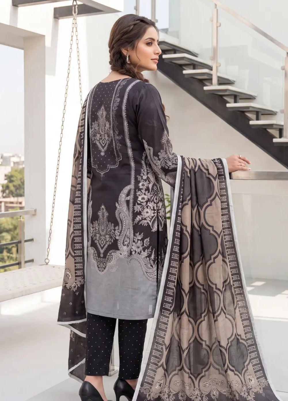 Salitex Unstitched Printed Lawn 3 Piece Suit SUNS8IN1150 Casual Collection