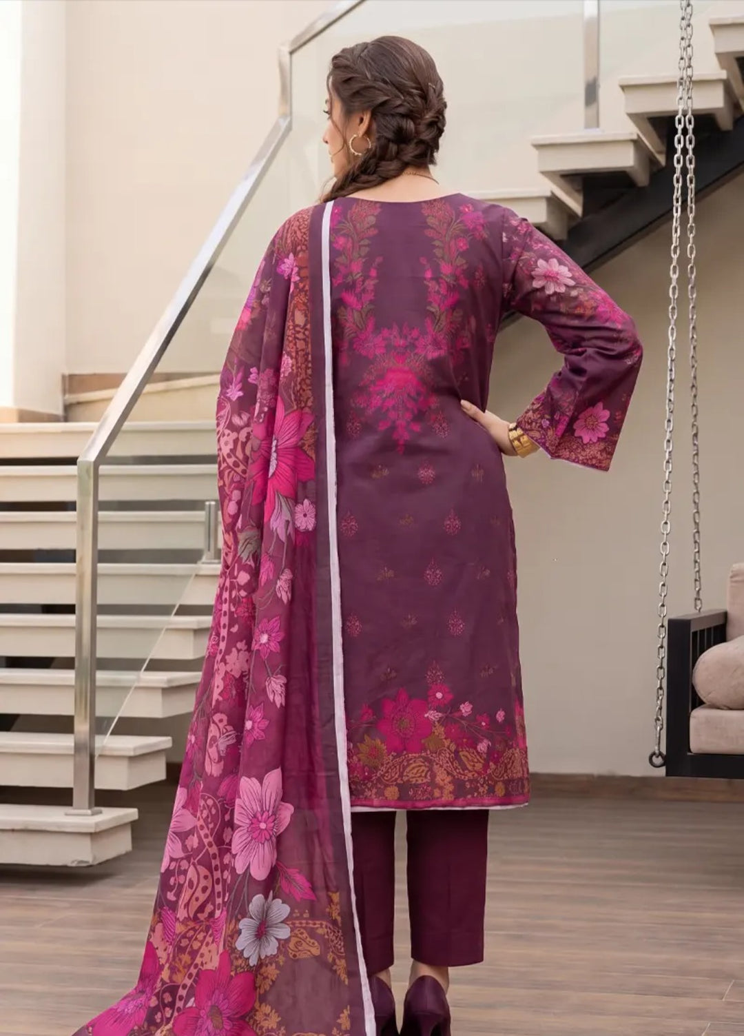Salitex Unstitched Printed Lawn 3 Piece Suit SUNS8IN1151 Casual Collection