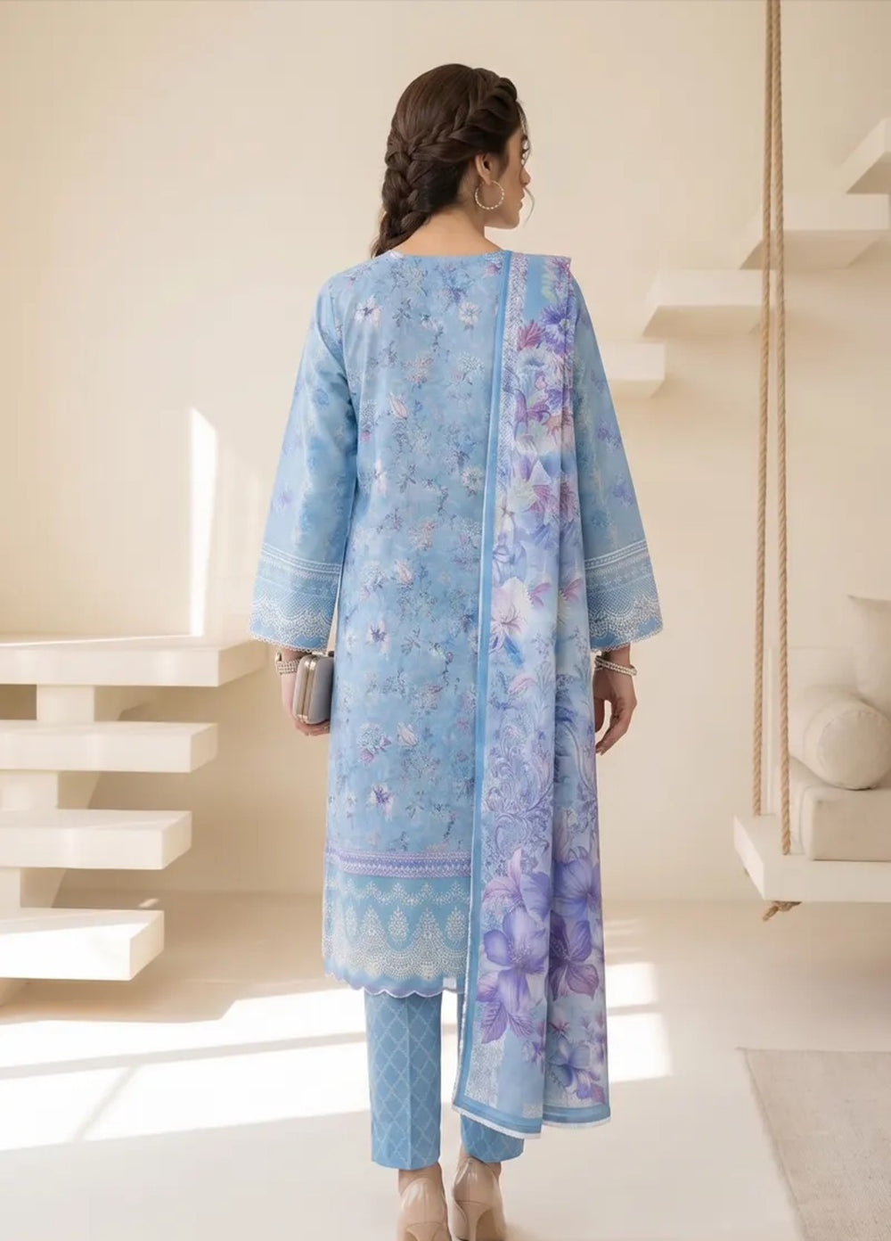Salitex Unstitched Printed Lawn 3 Piece Suit SUNS8IN1149 Casual Collection