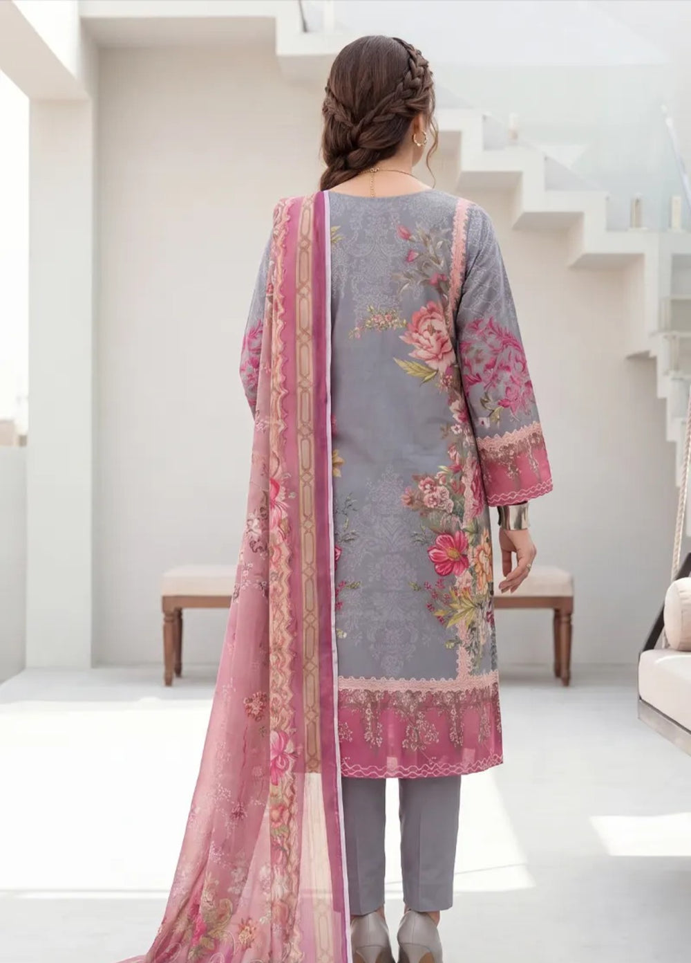 Salitex Unstitched Printed Lawn 3 Piece Suit SUNS8IN1148 Casual Collection