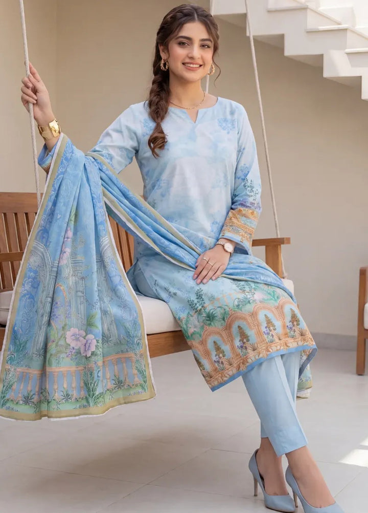 Salitex Unstitched Printed Lawn 3 Piece Suit SUNS8IN1147 Casual Collection