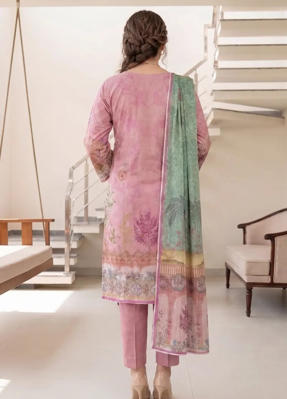 Salitex Unstitched Printed Lawn 3 Piece Suit SUNS8IN1146 Casual Collection