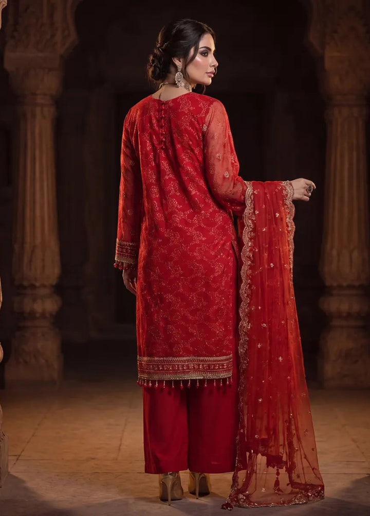Salitex Unstitched Embroidered Khaadi Net 3 Piece Suit SUNS8JI515 Festive Collection