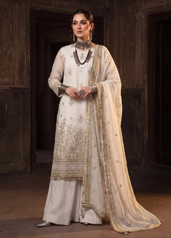 Salitex Unstitched Embroidered Organza 3 Piece Suit SUNS8JI508 Festive Collection