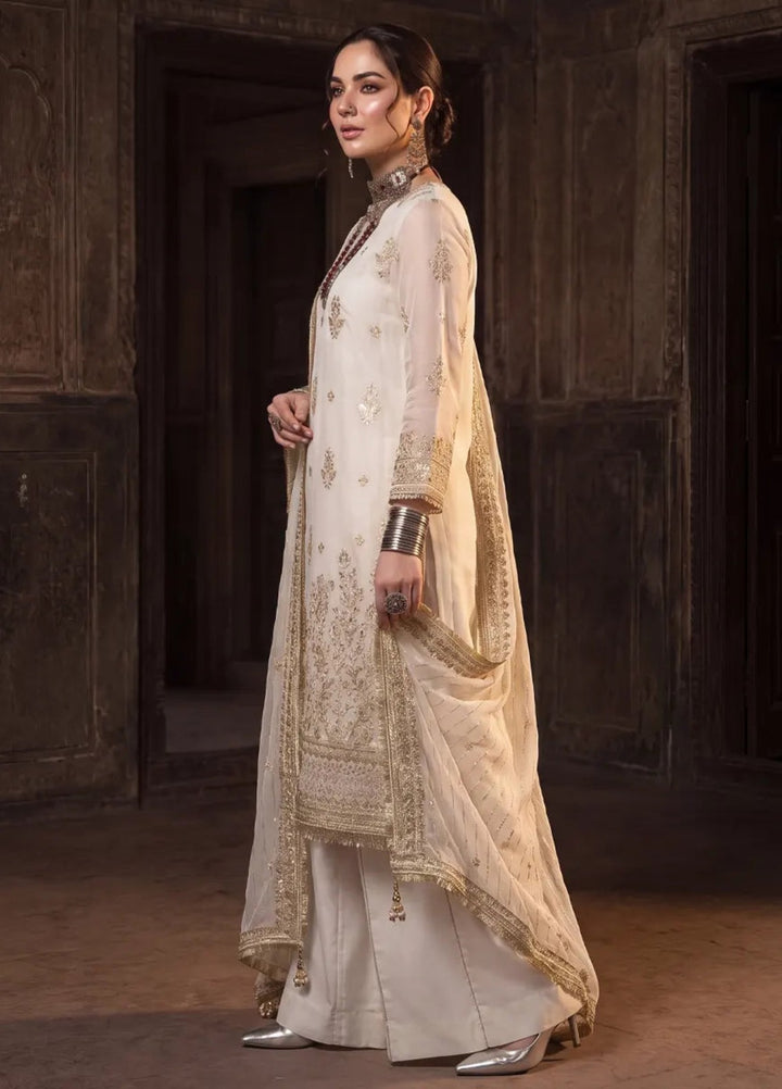 Salitex Unstitched Embroidered Organza 3 Piece Suit SUNS8JI508 Festive Collection