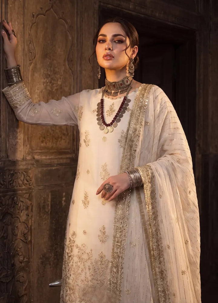 Salitex Unstitched Embroidered Organza 3 Piece Suit SUNS8JI508 Festive Collection