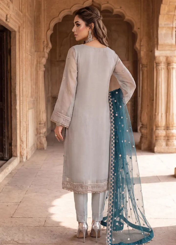 Salitex Unstitched Embroidered Organza 3 Piece Suit SUNS8JI507 Festive Collection