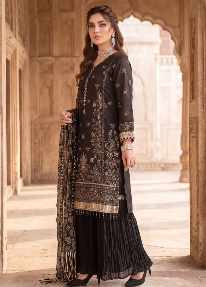 Salitex Unstitched Embroidered Cotton 3 Piece Suit SUNS8JI506 Festive Collection