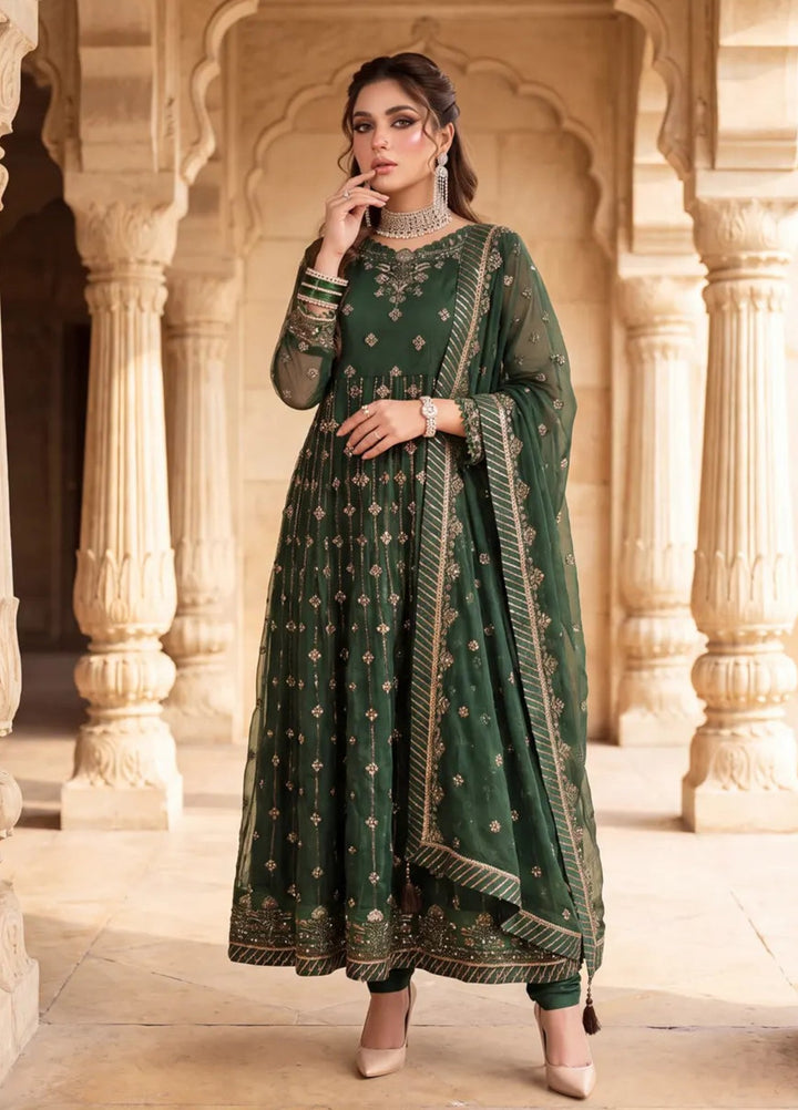 Salitex Unstitched Embroidered Net 3 Piece Suit SUNS8JI522 Festive Collection