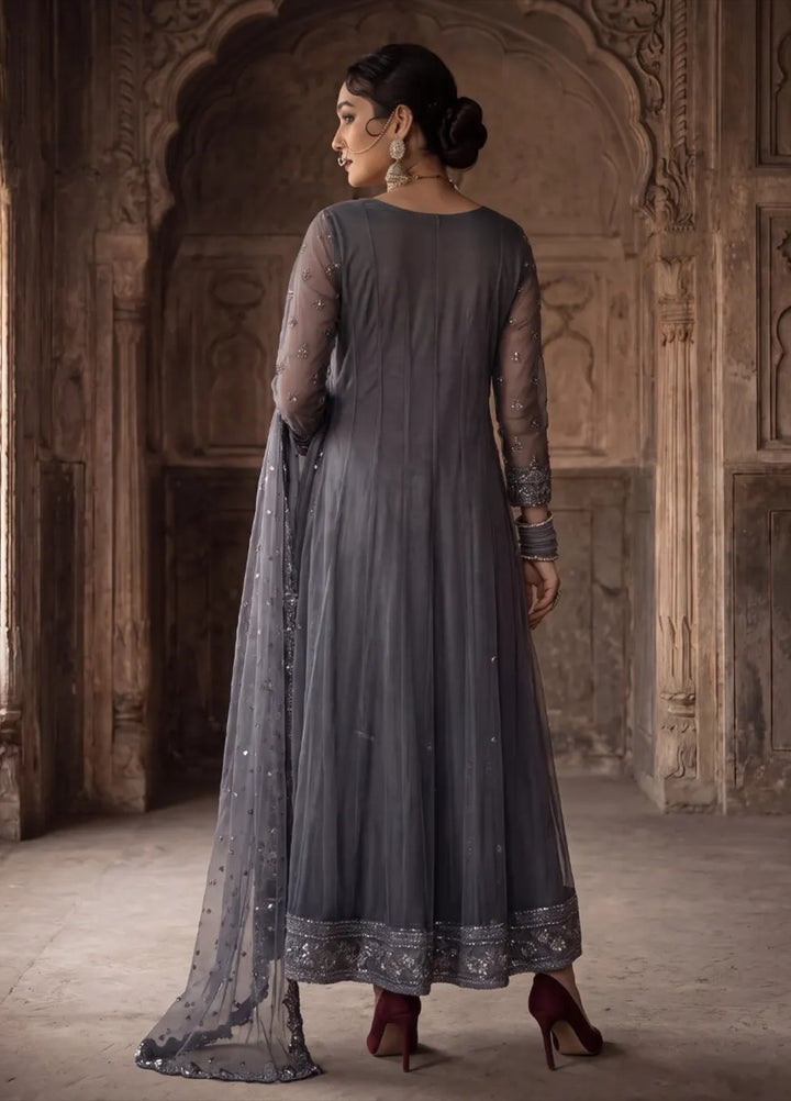 Salitex Unstitched Embroidered Net 3 Piece Suit SUNS8JI523 Festive Collection