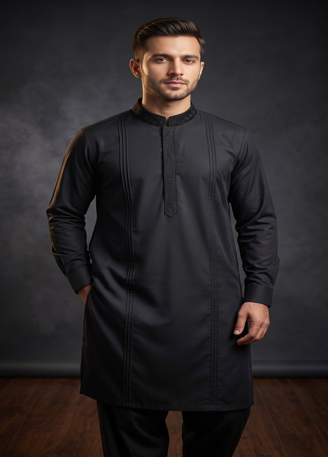 Kari Gari by Fabrich Mens Unstitched Embroidered Wash N Wear 2 Piece Suit FAB-9791 Casual Collection
