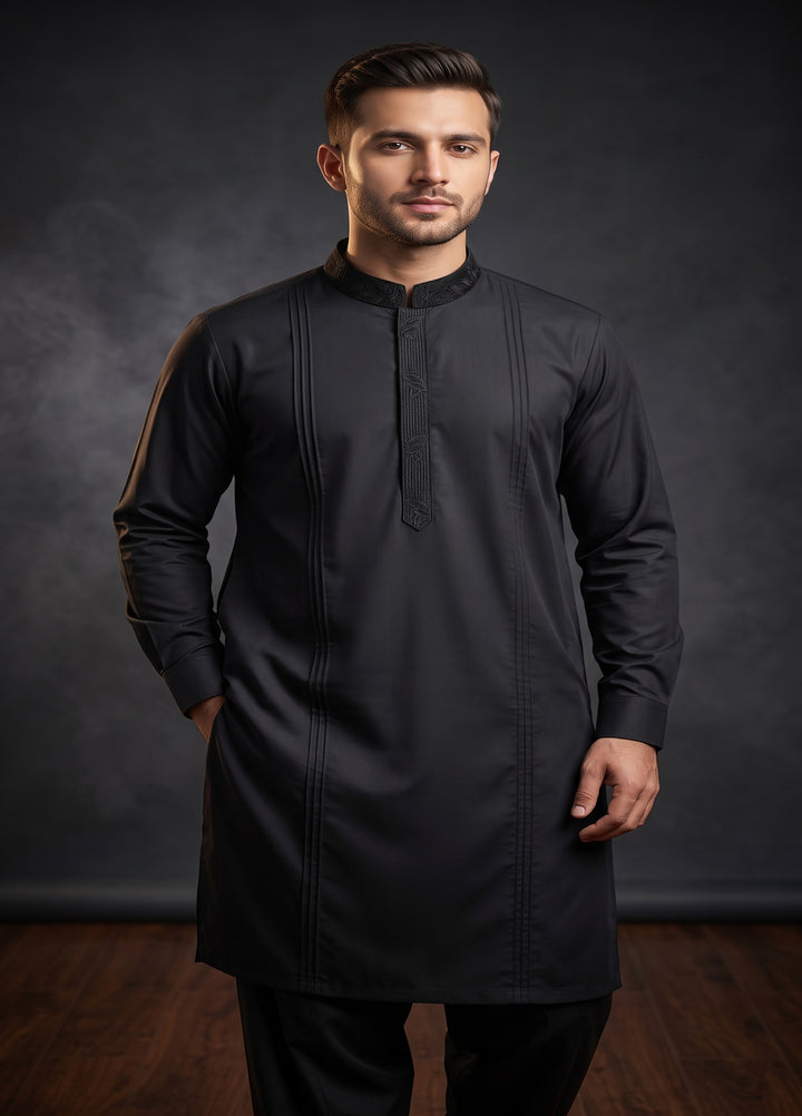 Kari Gari by Fabrich Mens Unstitched Embroidered Wash N Wear 2 Piece Suit FAB-9791 Casual Collection