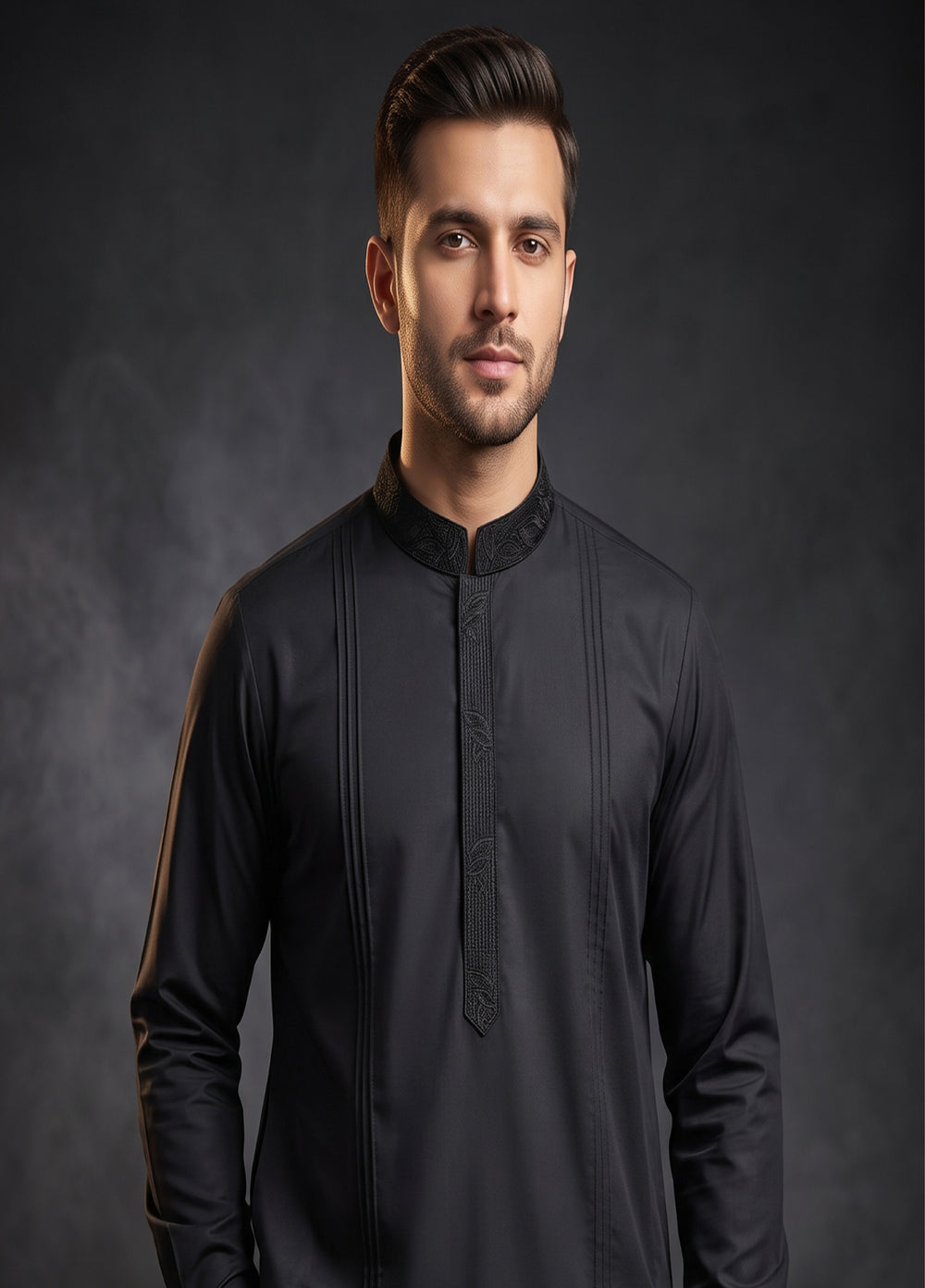 Kari Gari by Fabrich Mens Unstitched Embroidered Wash N Wear 2 Piece Suit FAB-9791 Casual Collection