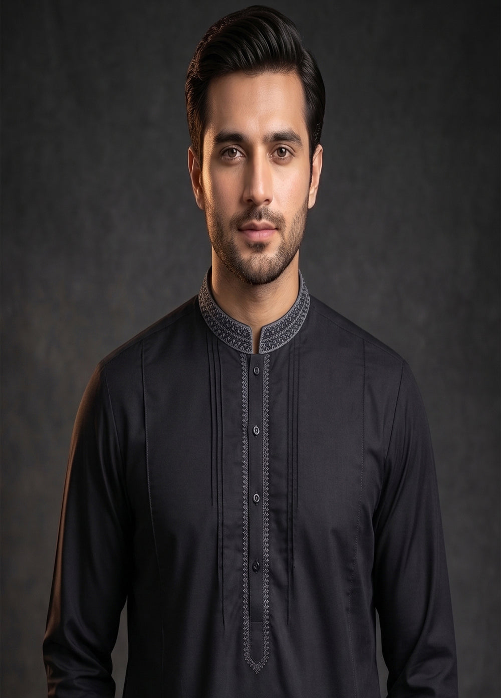 Kari Gari by Fabrich Mens Unstitched Embroidered Wash N Wear 2 Piece Suit FAB-9853 Casual Collection