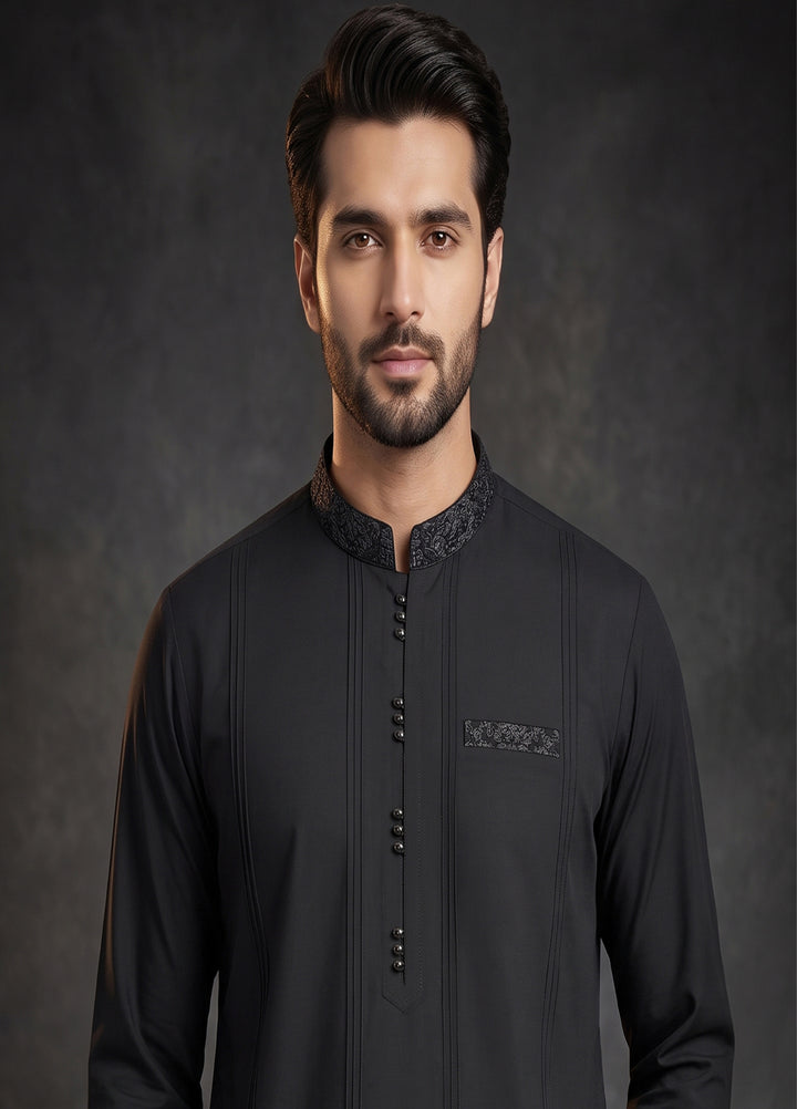 Kari Gari by Fabrich Mens Unstitched Embroidered Wash N Wear 2 Piece Suit FAB-9982 Casual Collection