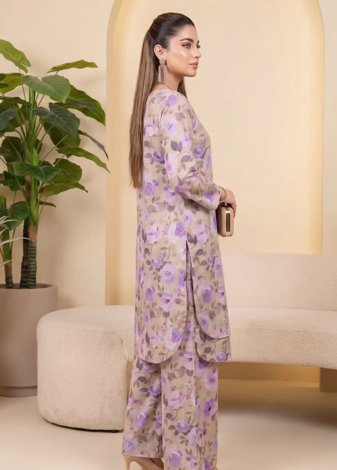 Salitex Unstitched Printed Lawn 2 Piece Suit SUNS82AG2048 Casual Collection