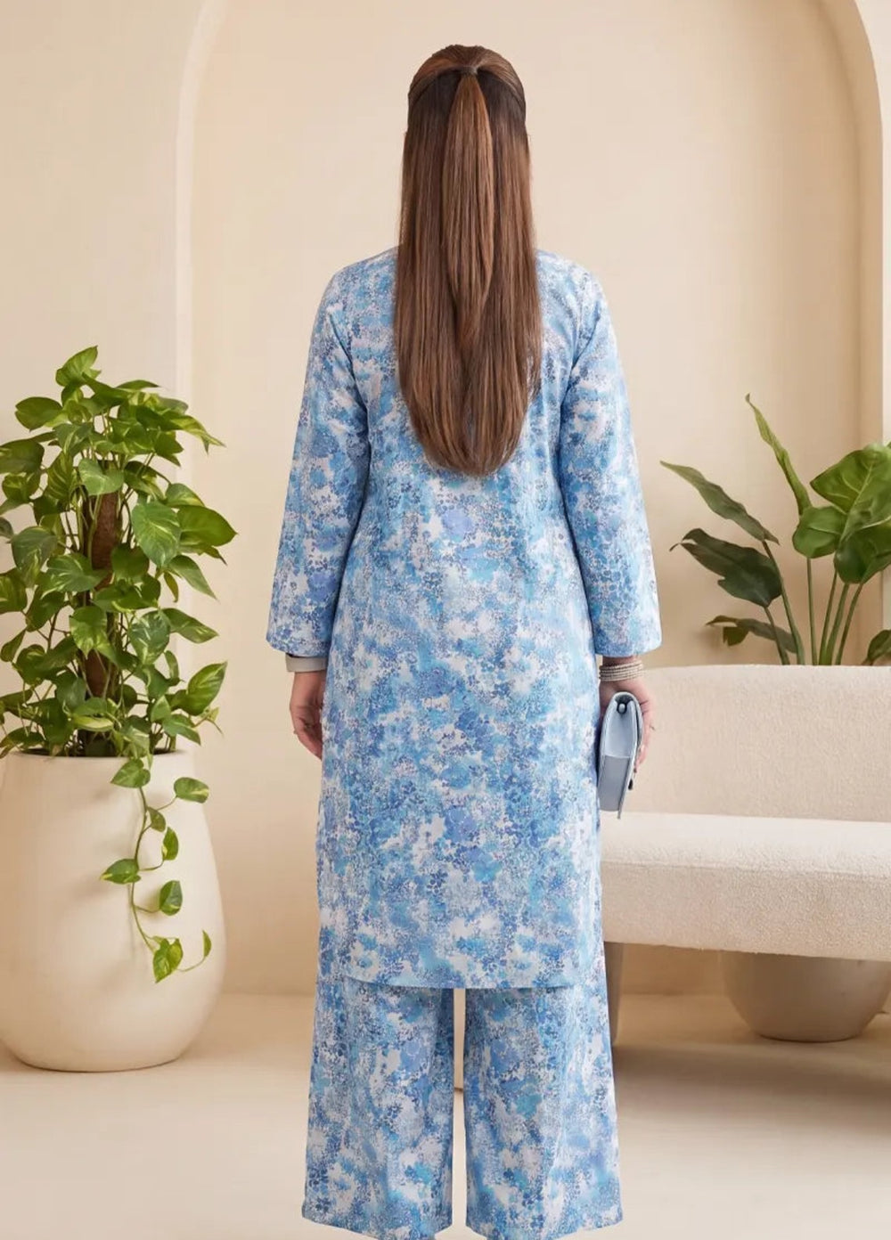 Salitex Unstitched Printed Lawn 2 Piece Suit SUNS82AG2049 Casual Collection