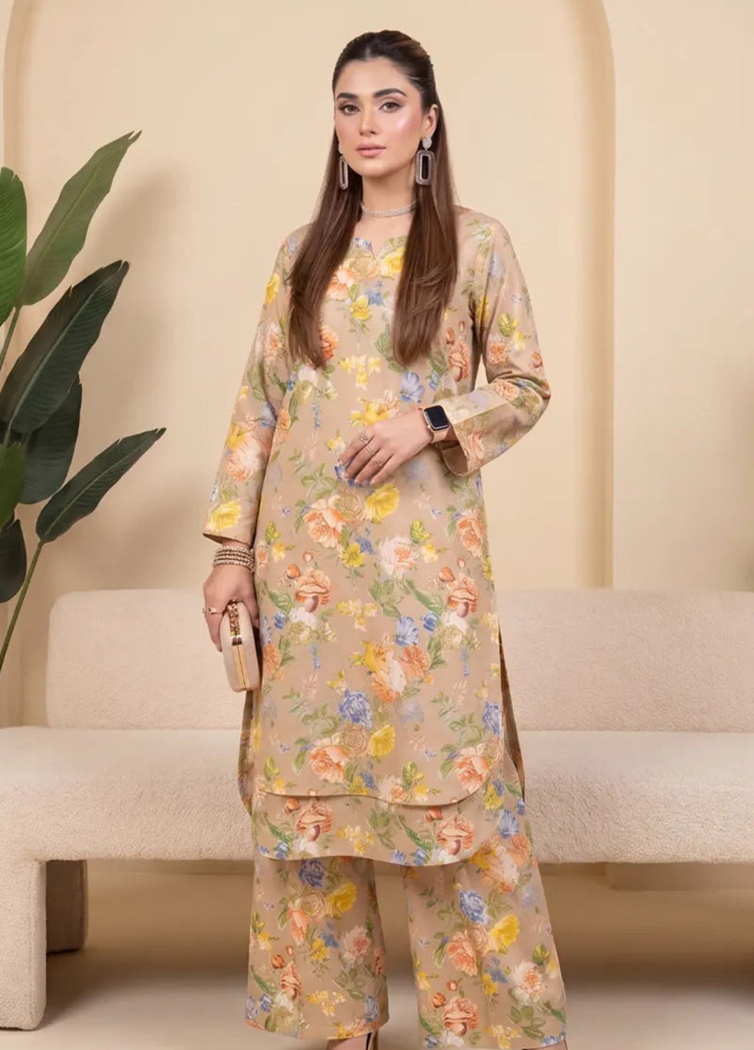 Salitex Unstitched Printed Lawn 2 Piece Suit SUNS82AG2050 Casual Collection