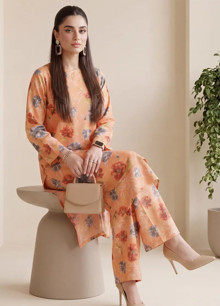 Salitex Unstitched Printed Lawn 2 Piece Suit SUNS82AG2052 Casual Collection